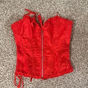 Fashion Nova Scarlet Ruffled Top